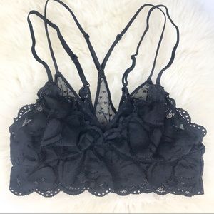 Aerie Scallop Lace Strappy Unlined Bralette